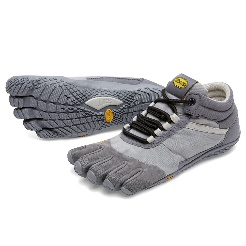 Vibram Fivefingers Trek Ascent Insulated Womens Trail Running Shoes Grey Australia (HZL185693)
